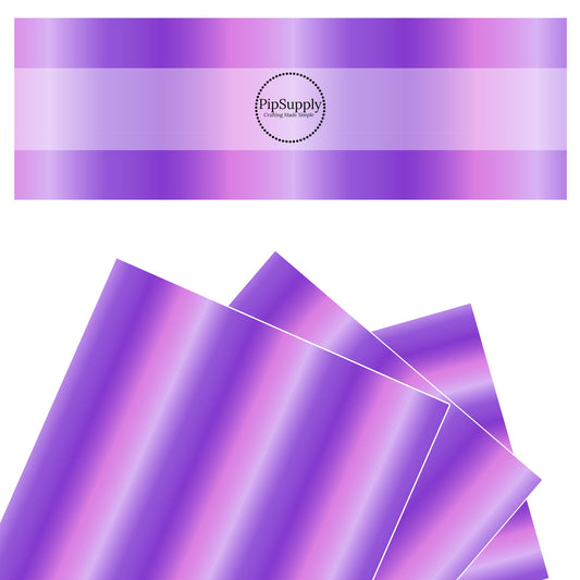 Purple, Violet, Pink, Lavender, and Light Purple ombre blend Faux Leather sheets.