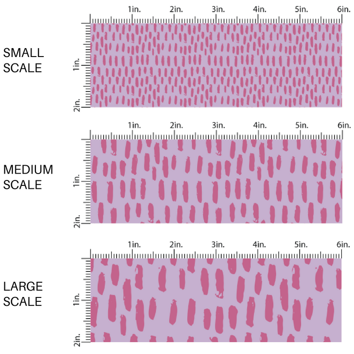 Magenta dashes on lavender fabric by the yard scaled image guide