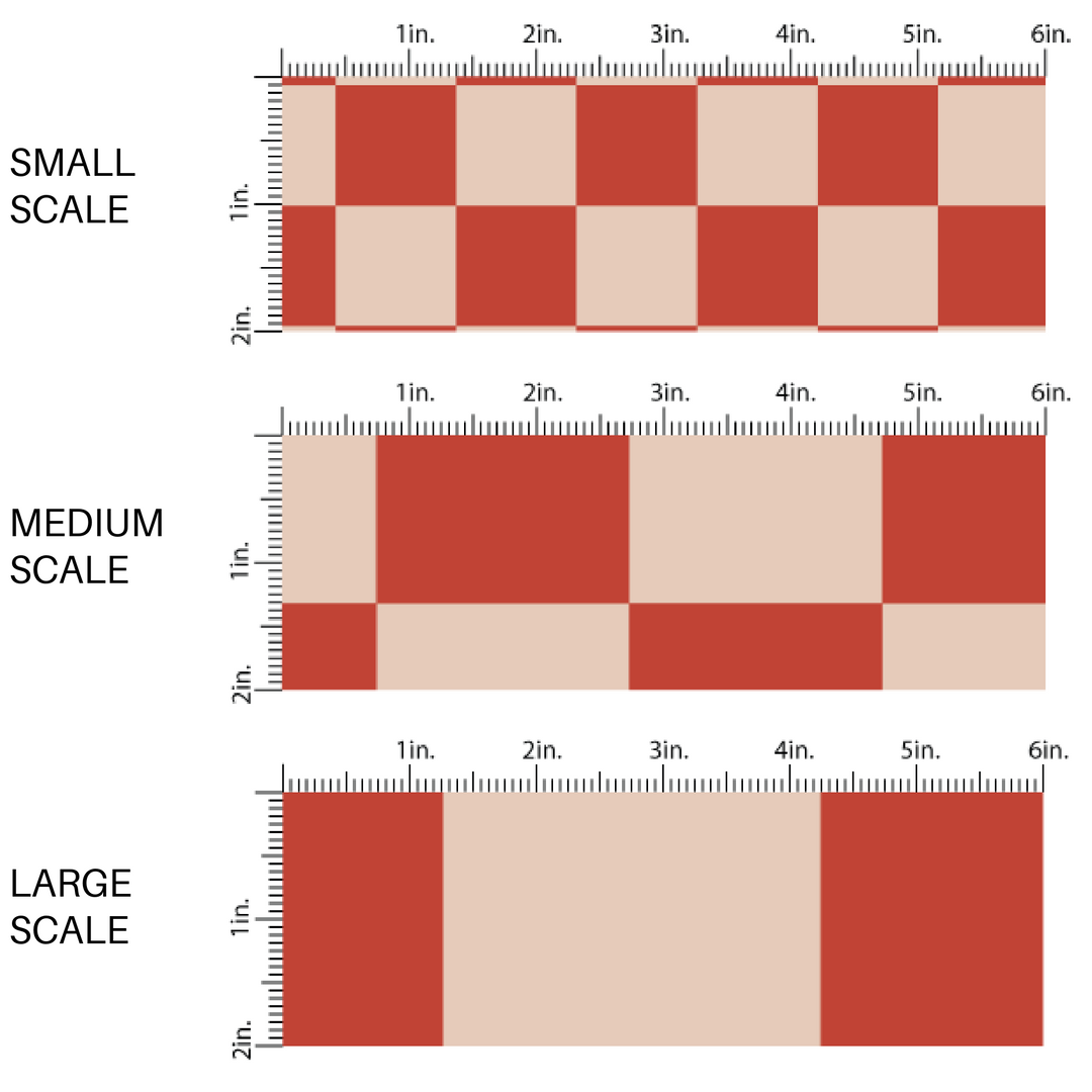 pink and red fabric image guide checkered pattern