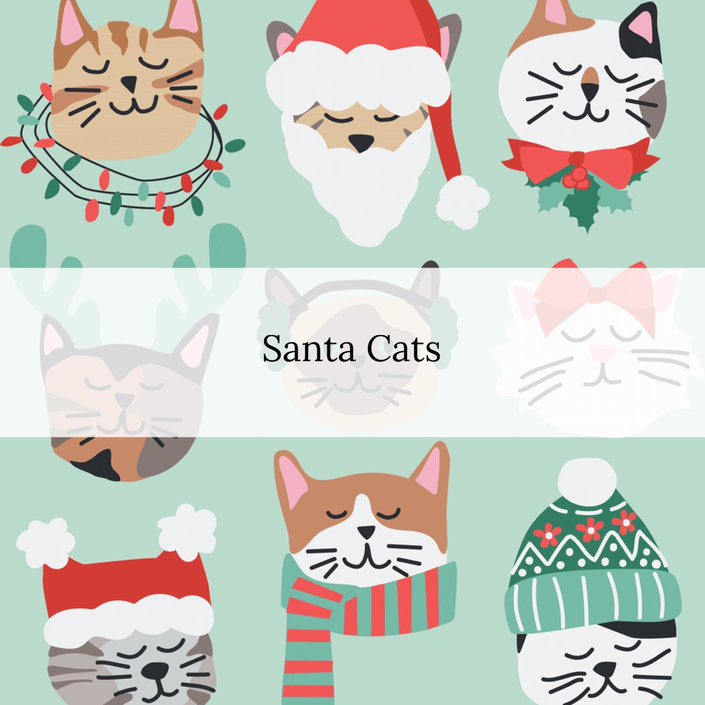 Christmas Critters Individual Strip Collection | Hey Cute | Liverpool Bullet Fabric