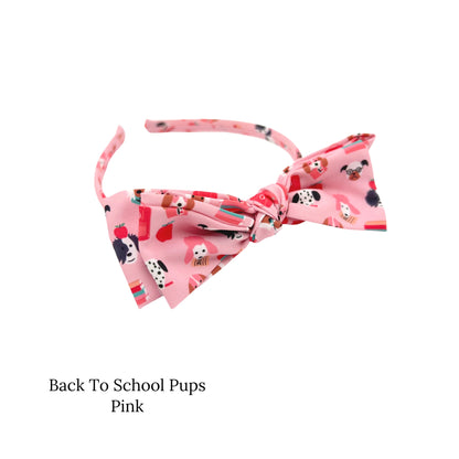 School Time | Hey Cute Designs | Bow Headband