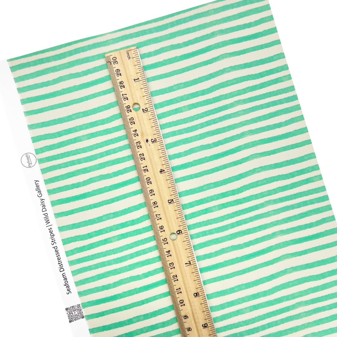 Shells & Stripes | The Wild Daisy Gallery | Faux Leather Sheets