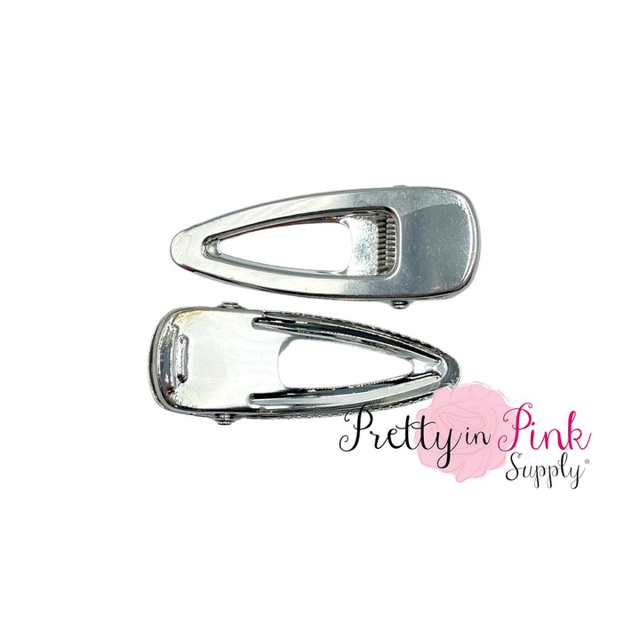 Silver Duck Bill Clips - Pretty in Pink Supply