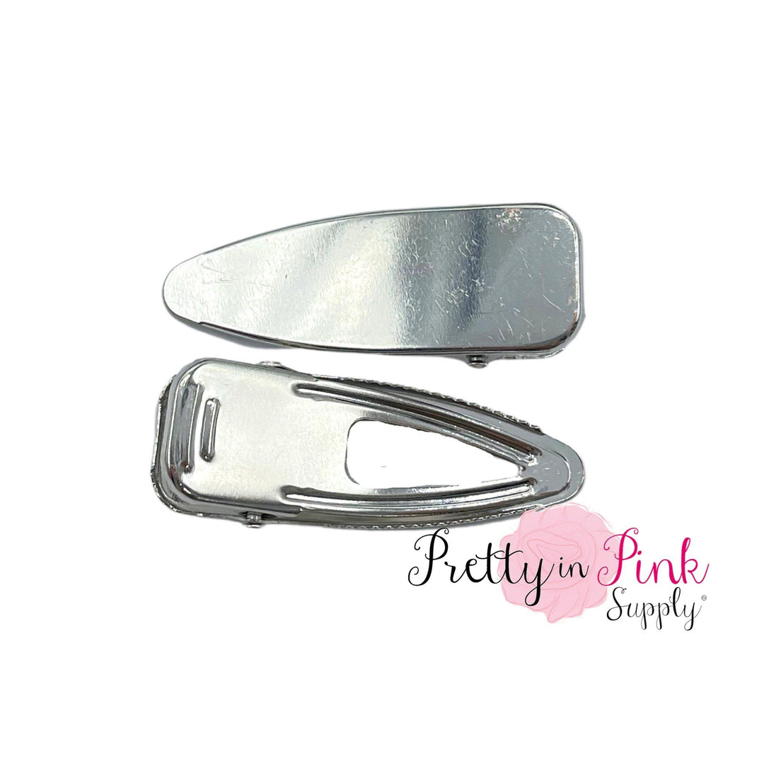 Silver Duck Bill Clips - Pretty in Pink Supply