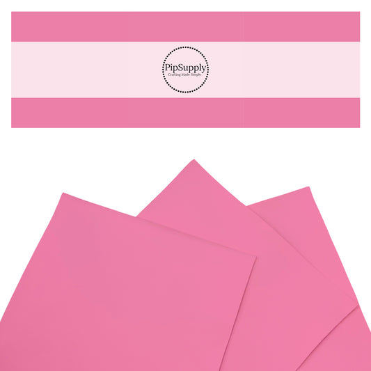 Smooth bubble pink faux leather sheets.