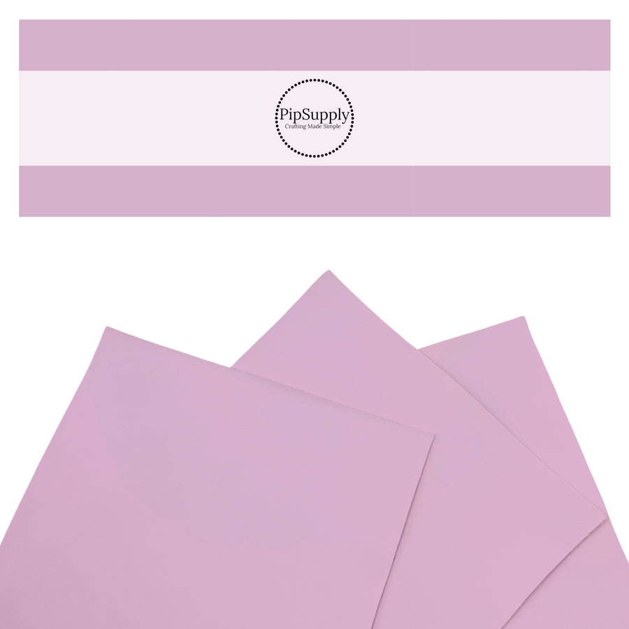 Light Purple smooth faux leather sheets.