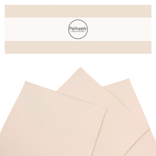 Smooth pale flesh pink faux leather sheets.