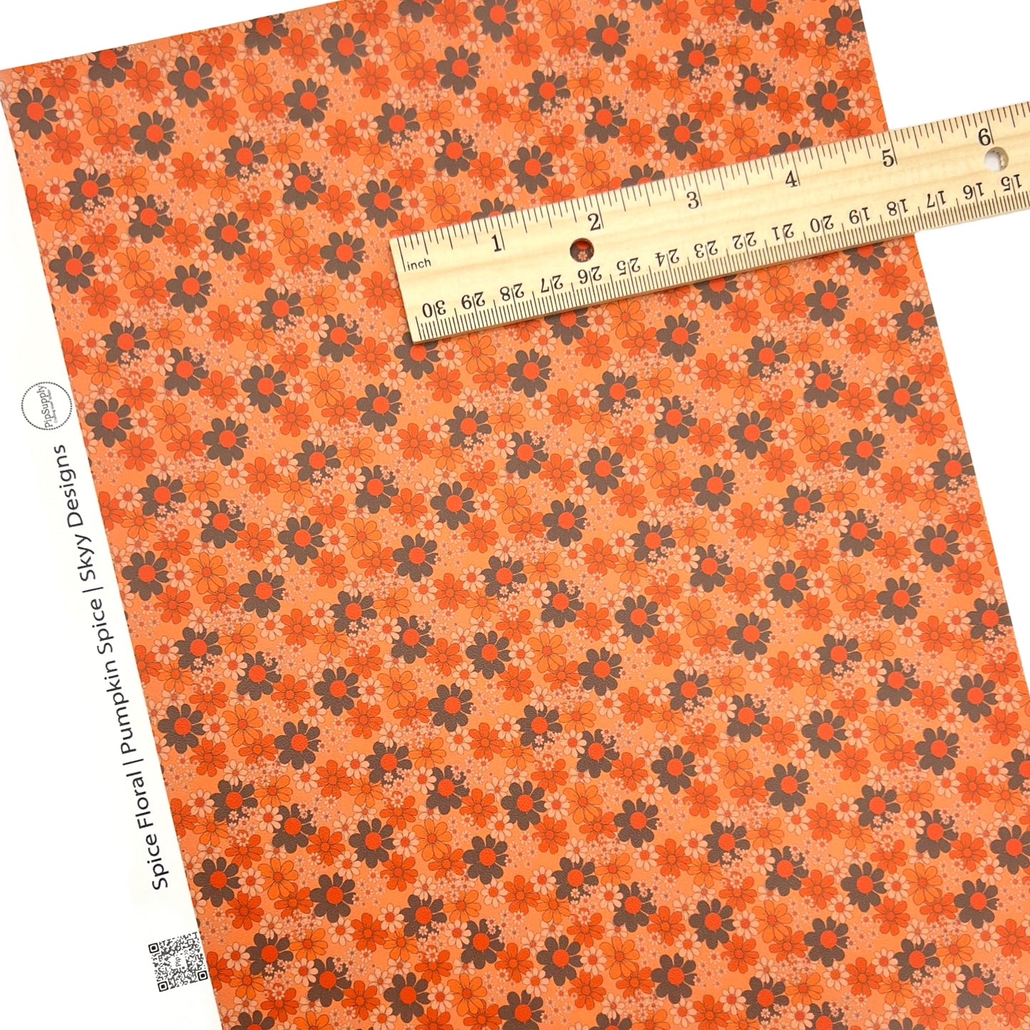 Pumpkin Spice | SKYY Designs Co | Faux Leather Sheets
