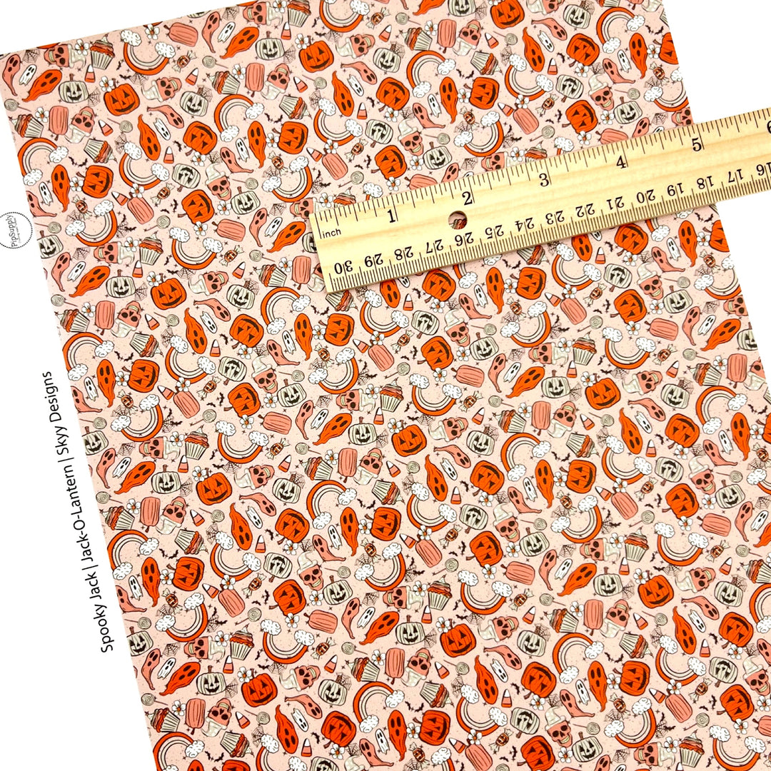 Jack-O-Lanterns | SKYY Designs Co | Faux Leather Sheets