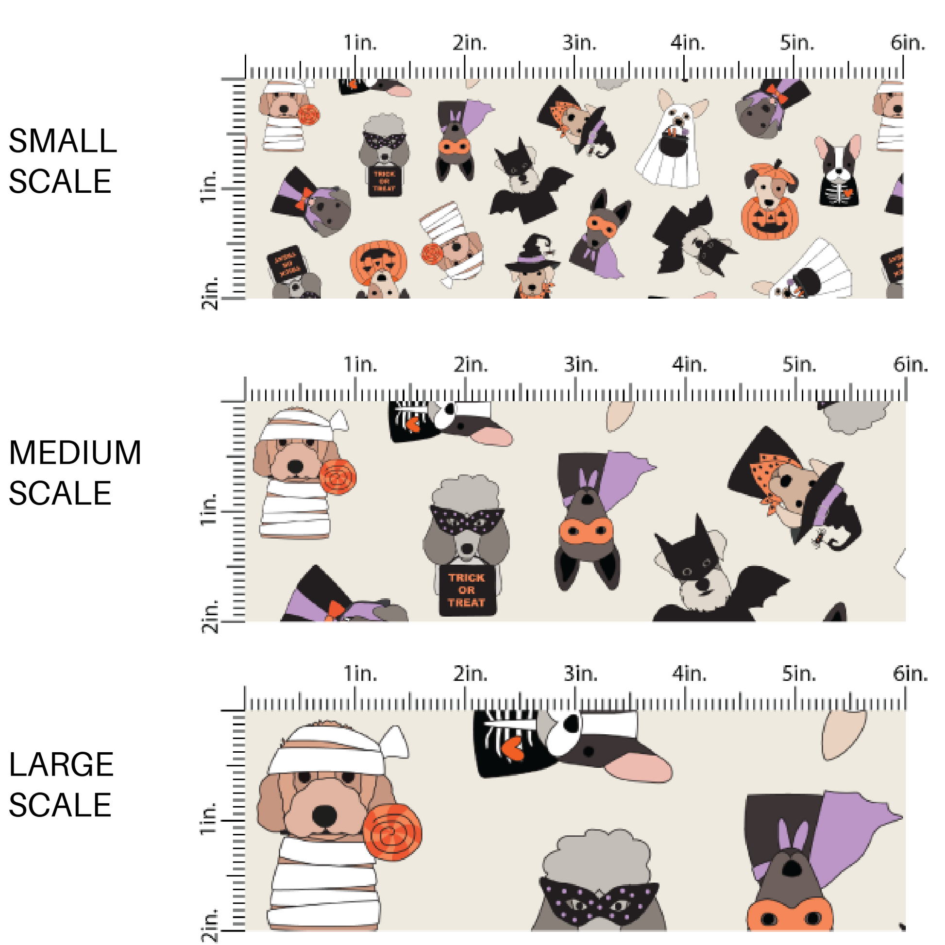 Fun Halloween costume high quality fabric adaptable for all your crafting needs. Make cute baby headwraps, fun girl hairbows, knotted headbands for adults or kids, clothing, and more!
