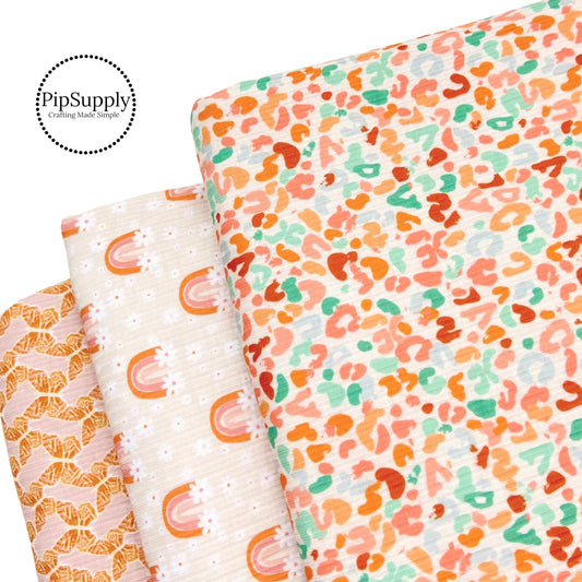 Spring | The Peachy Dot | Ribbed Fabric