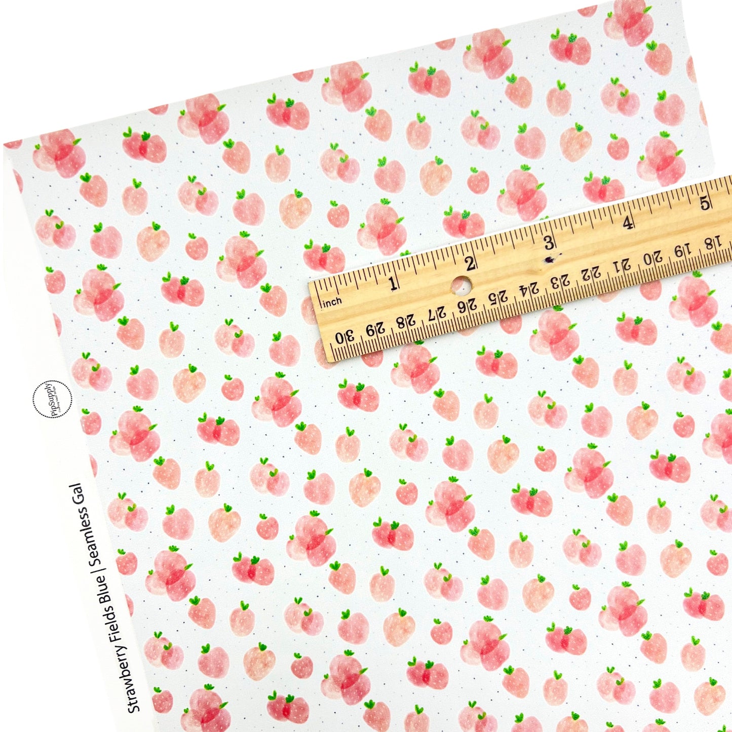 Strawberries & Blooms | Seamless Gal | Faux Leather Sheets