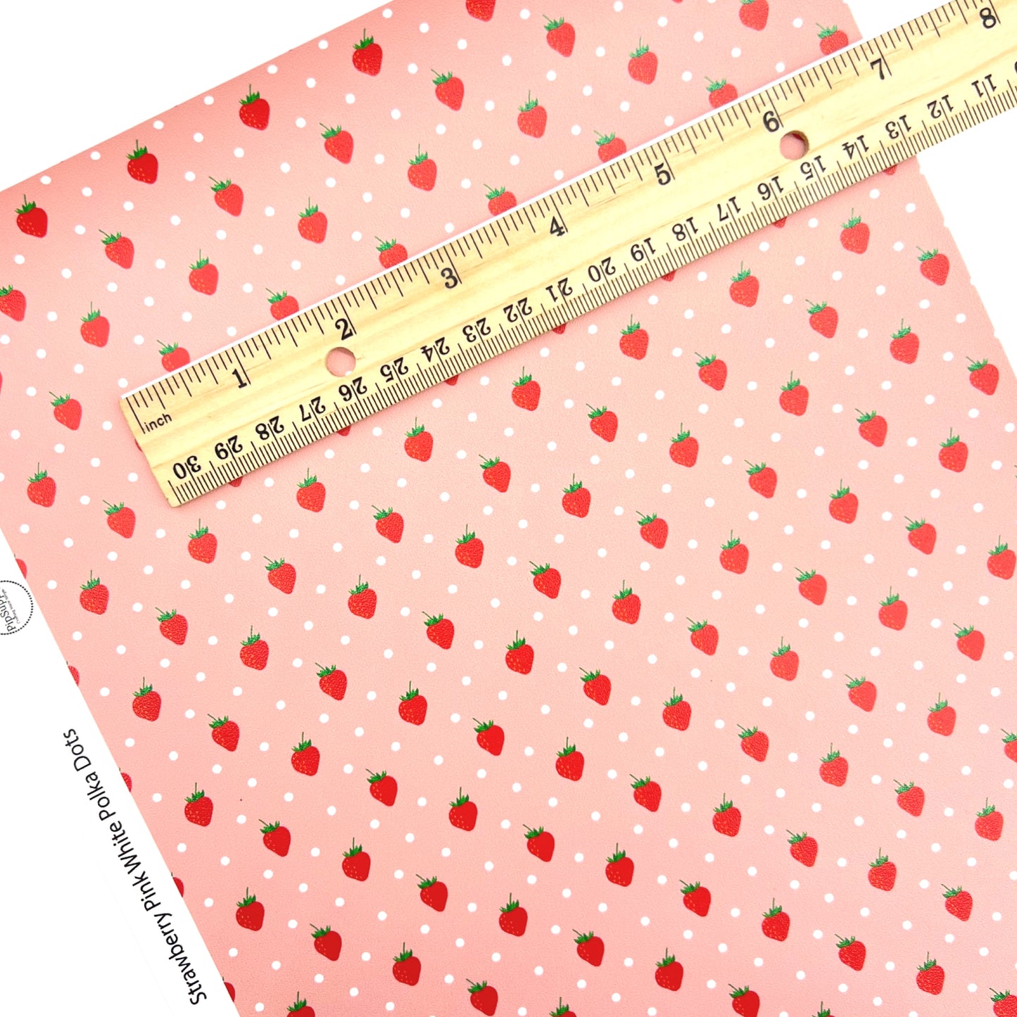 Strawberry Festival | Faux Leather Sheets