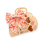 Cream bag filled with hair bows, headbands, and sunglasses ready to summer jelly bag - 90's Retro Jelly Purse 