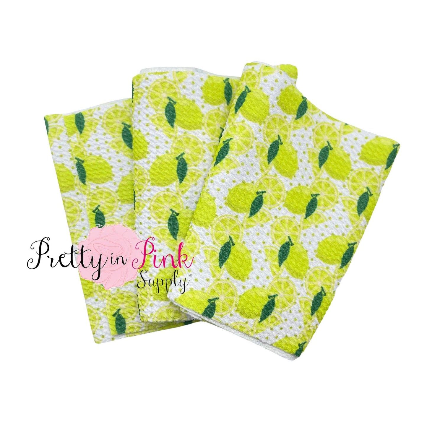 Sweet n' Sour Lemon | Liverpool Stretch Fabric - Pretty in Pink Supply