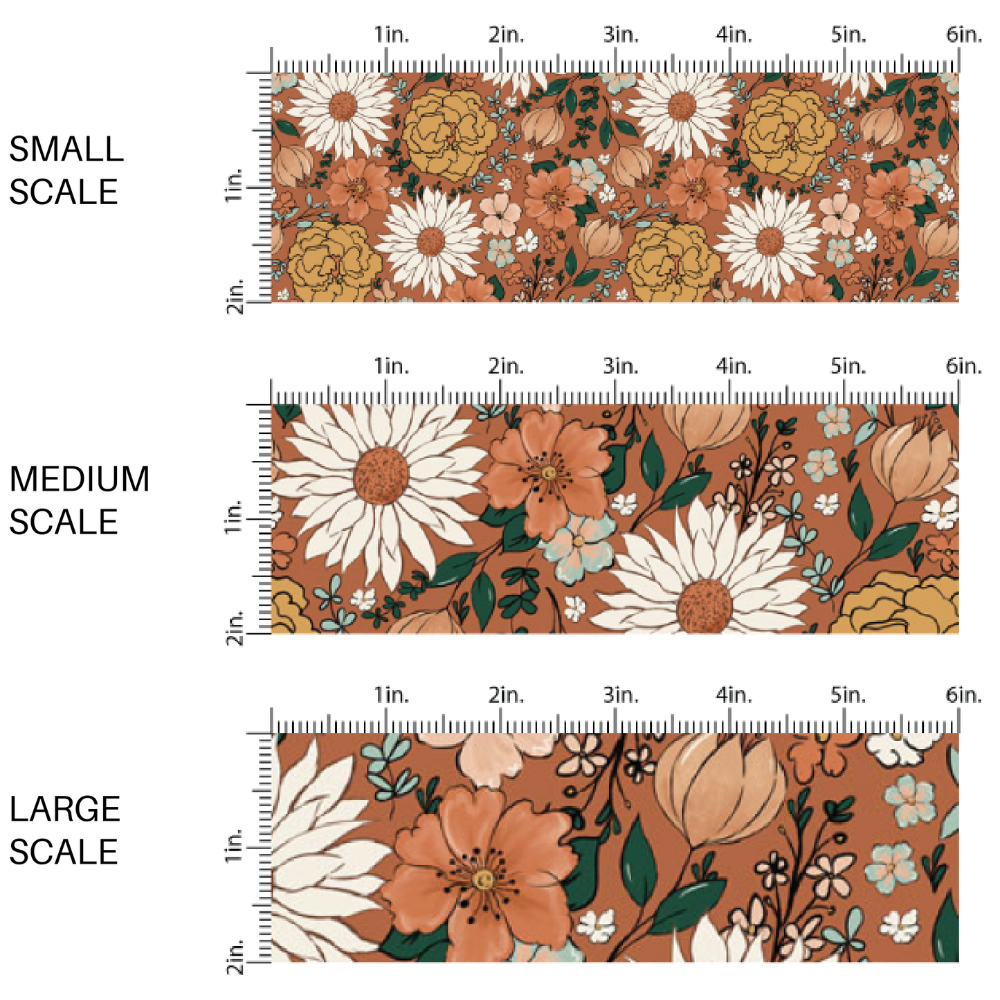 Floral Fall | Muse Bloom Designs | Fabric By The Yard
