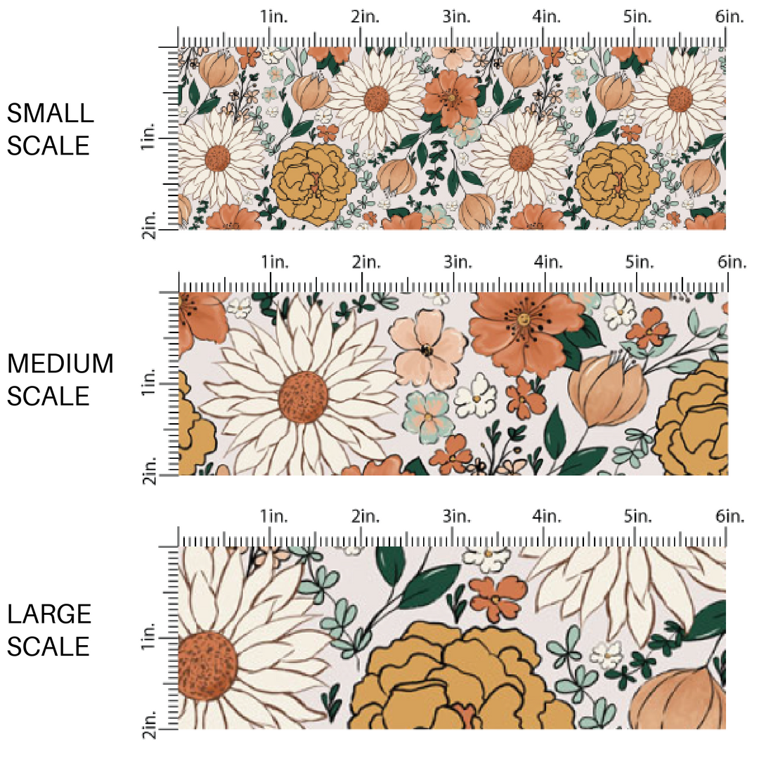 Floral Fall | Muse Bloom Designs | Fabric By The Yard