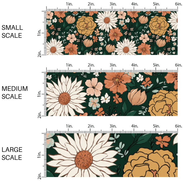 Floral Fall | Muse Bloom Designs | Fabric By The Yard