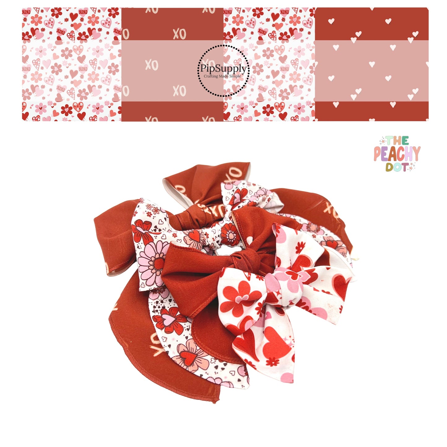 Be My Valentine? | The Peachy Dot | Bow Strips