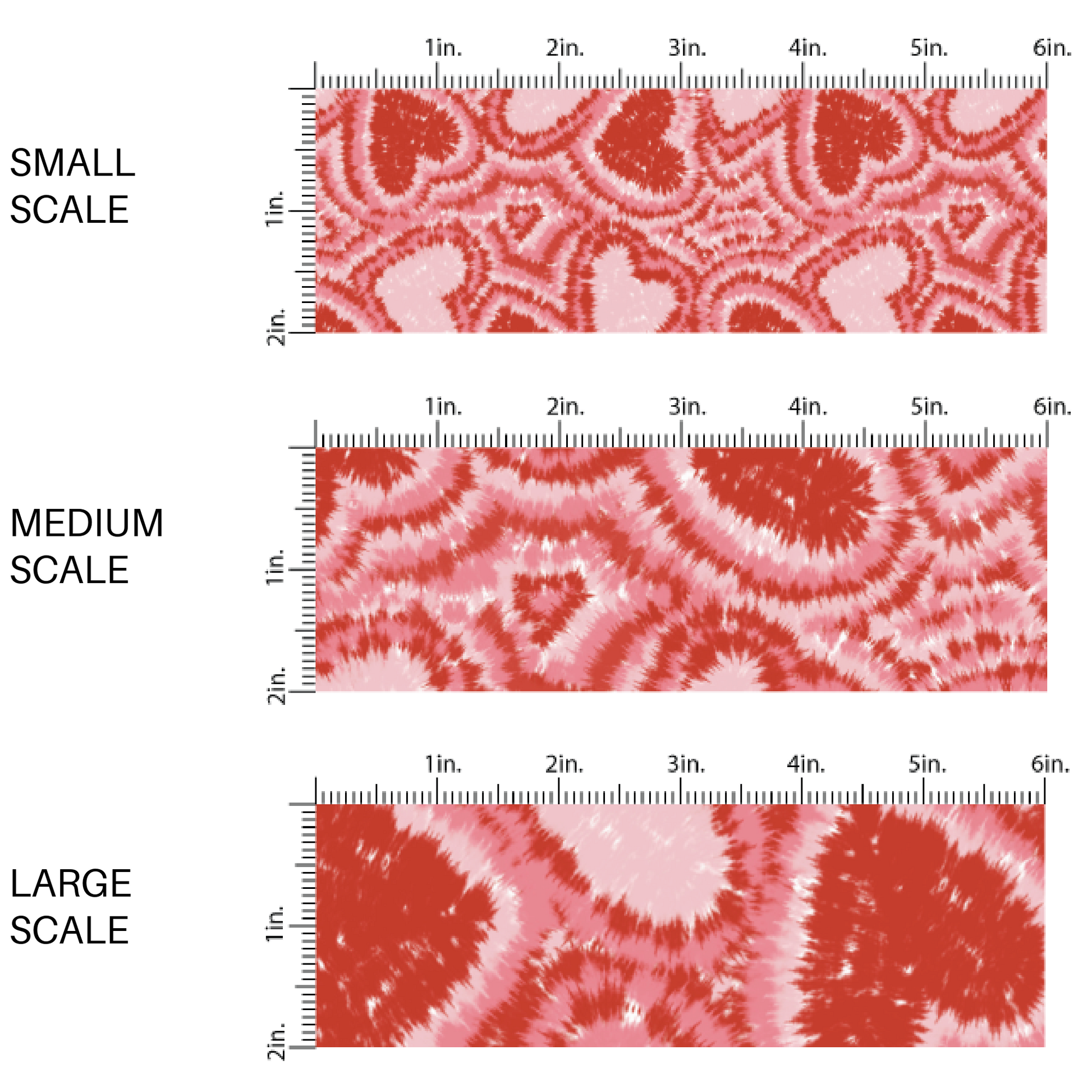 Heart shaped tie dye valentine's Day pattern image guide - Tie Dye Valentine's Fabric Scaling Sizes 