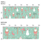 Surfin Santa | Hey Cute Design | Fabric