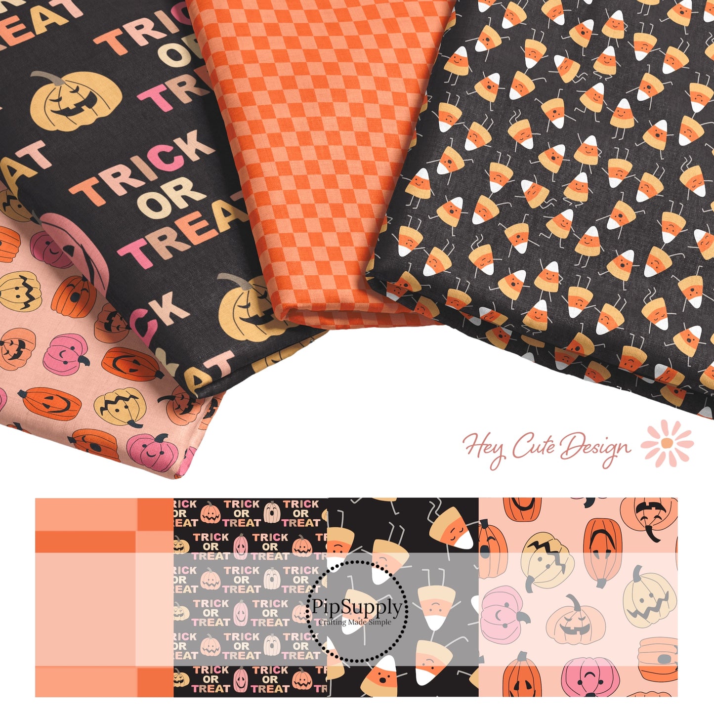 Trick or Treat | Hey Cute Design | Fabric