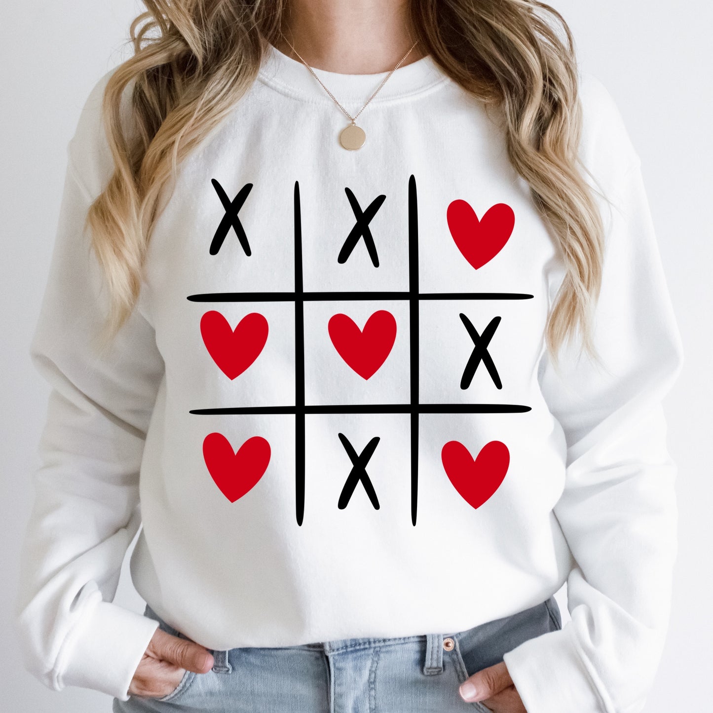Sublimation or DTF Transfers | Isobel Jade Designs | XOXO Tic-Tac-Toe