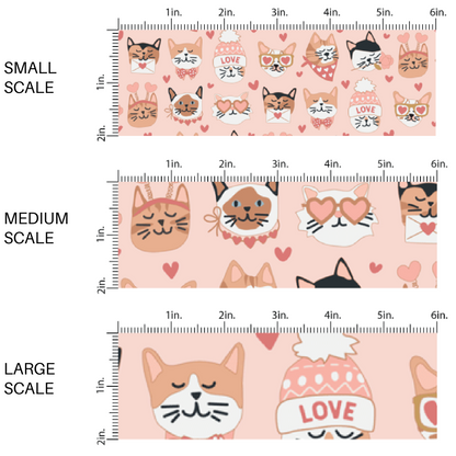 Valentine Fabric | Valentine's cats | Valentine's Friends