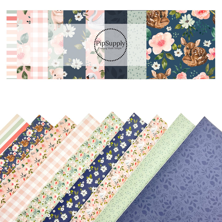 Vintage Spring | Cate & Rainn | Faux Leather Sheets