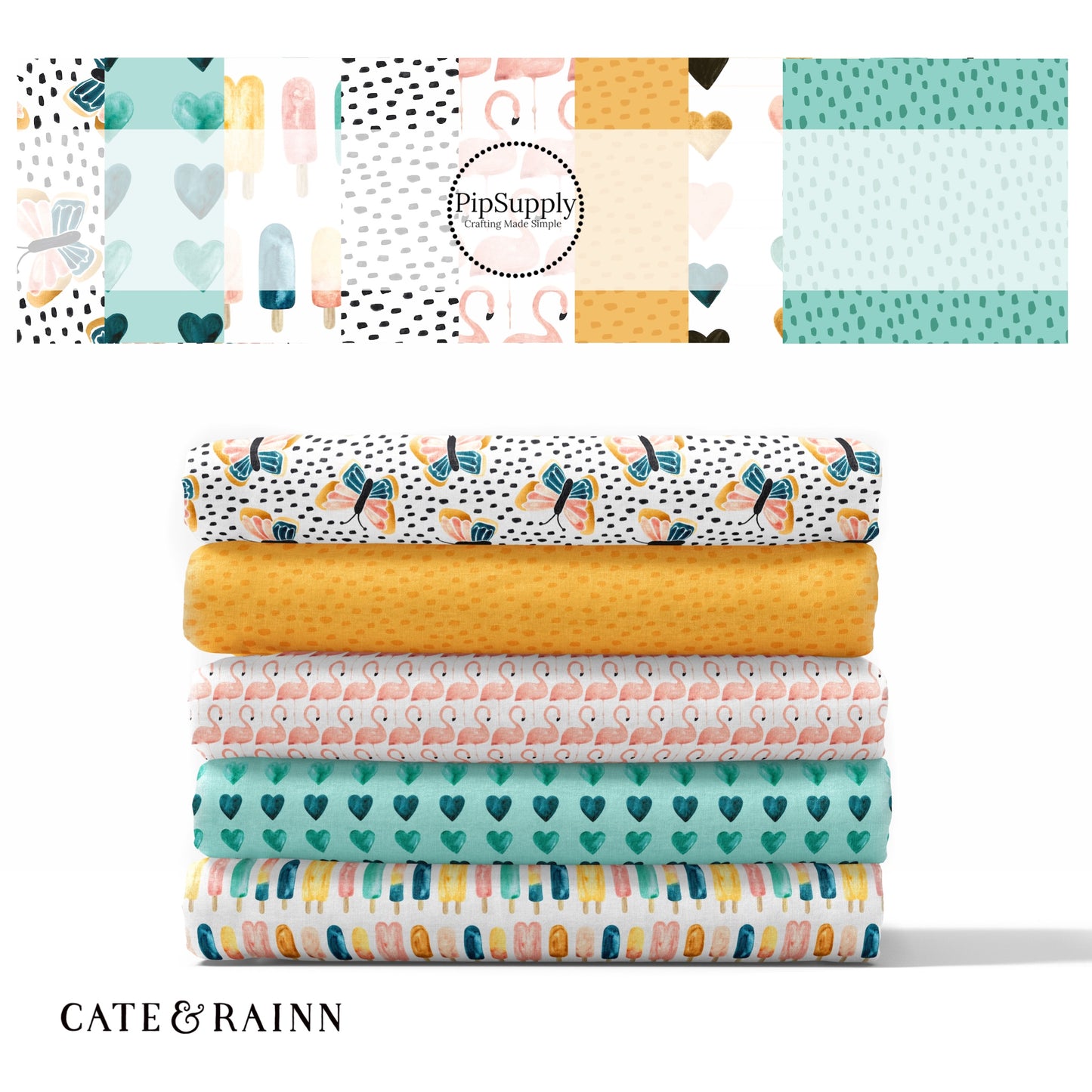 Watercolor Summer | Cate & Rainn | Fabric By The Yard