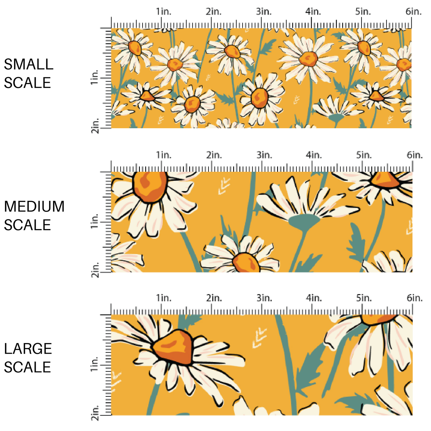 Wild Daisies | Juniper Row Design | Fabric