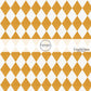 Cream and mustard repeating diamond patterned fabric by the yard.