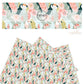 Toucans, flowers, and palm leaves bow strips