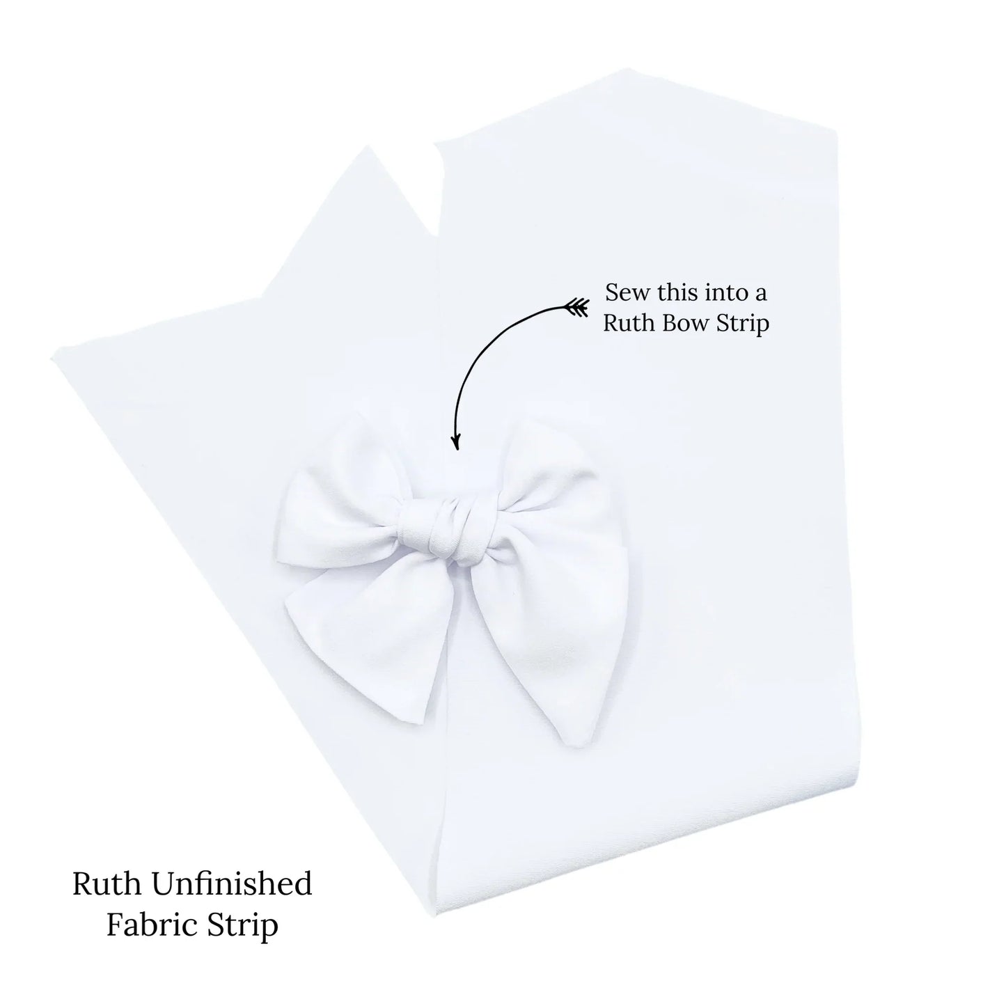 Bunny Silhouette Bow Strips