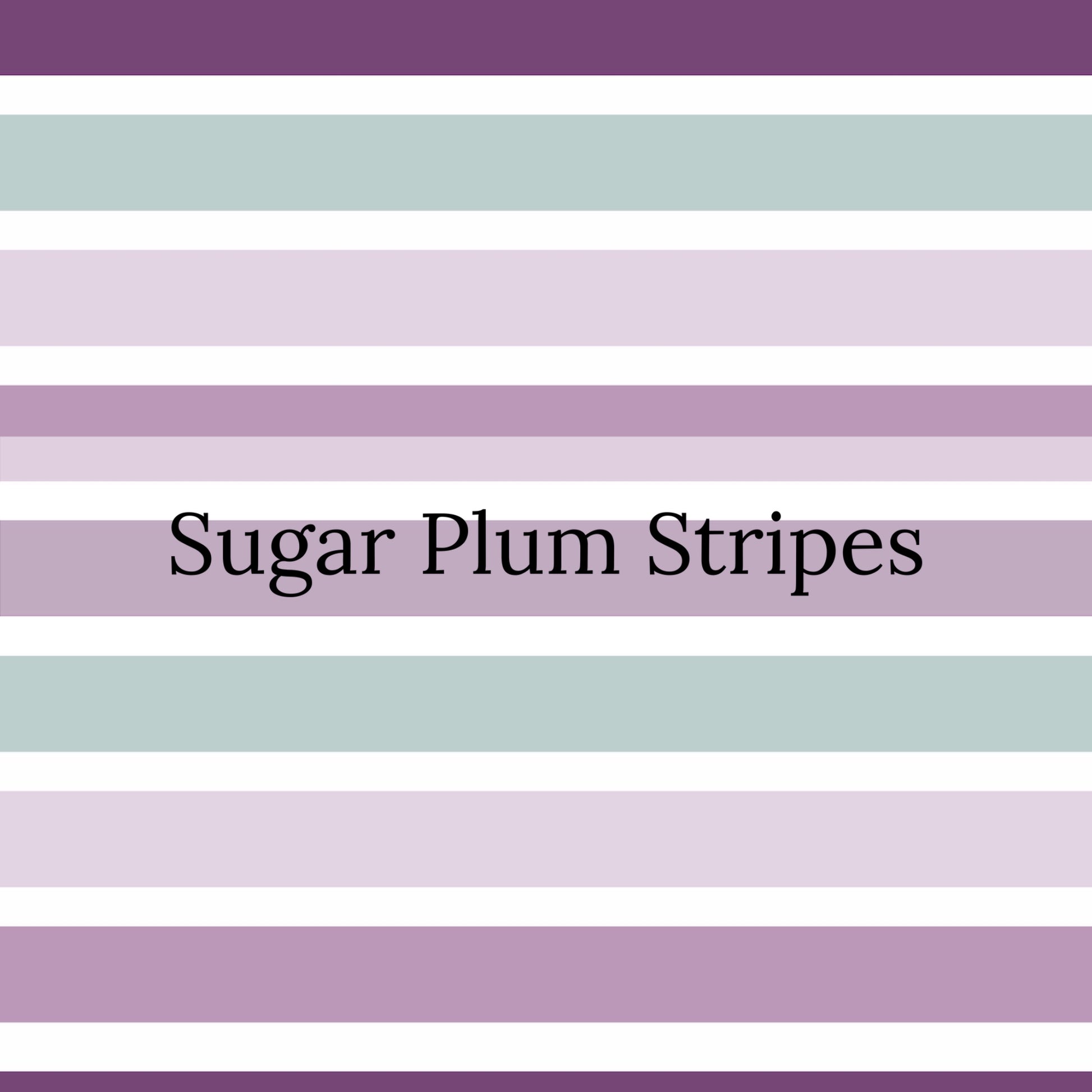 winter striped bow strip pattern with lavender and aqua stripes