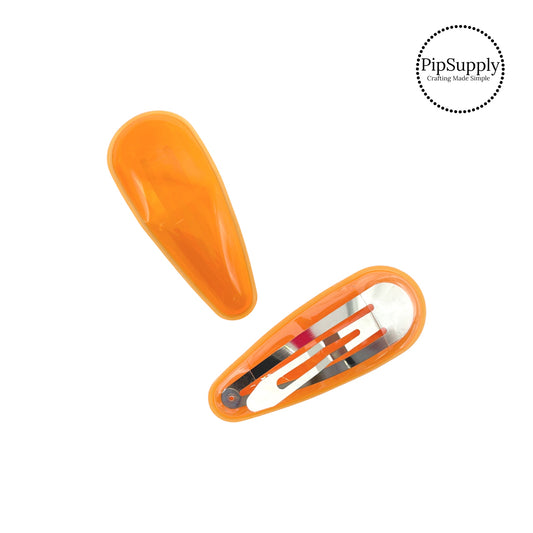 Solid bright orange swim shaker clip cover