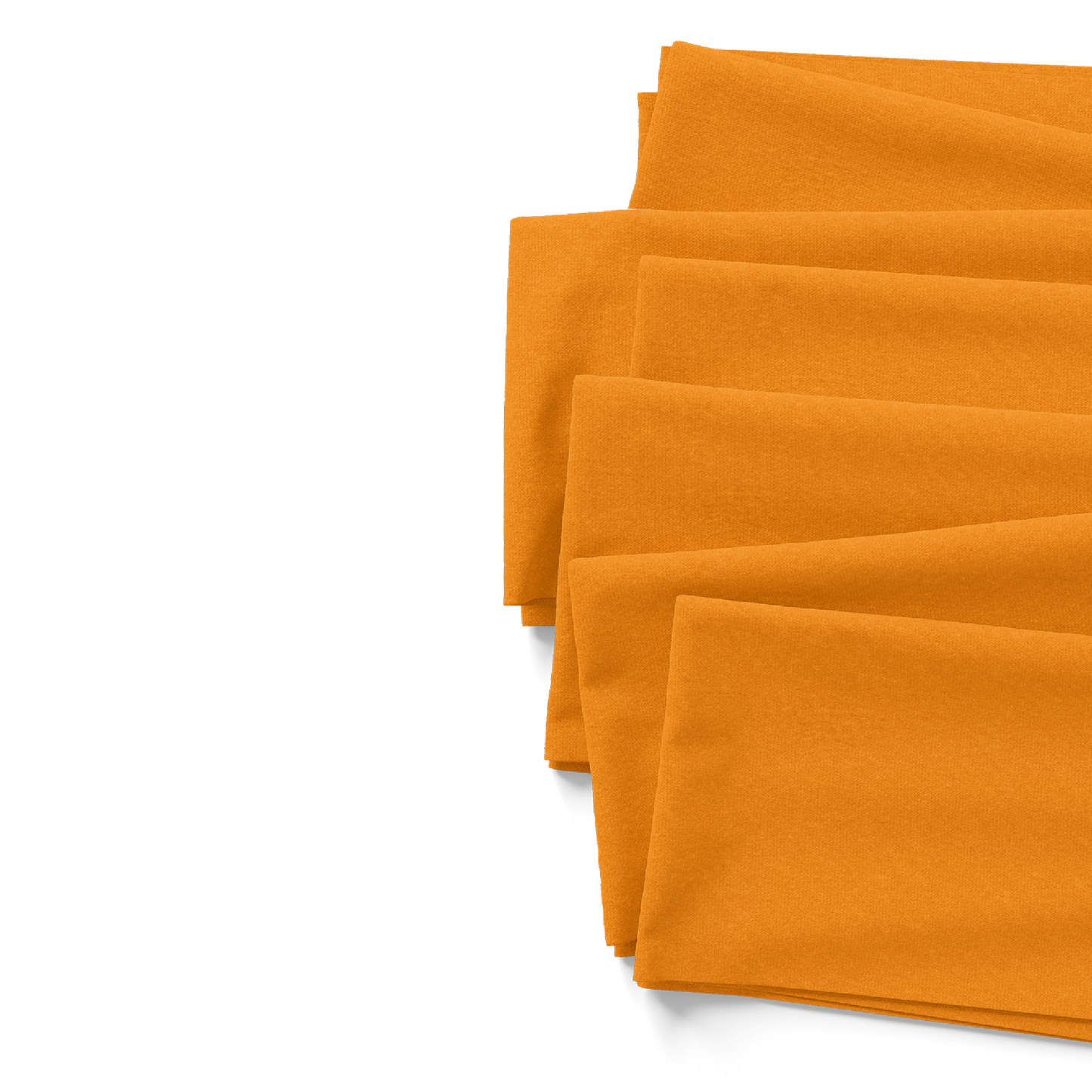 Liverpool, Ribbed, DBP, Polyester, and Neoprene solid Spring and Fall fabric by the yard in pumpkin Orange.