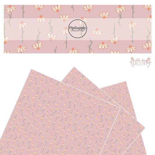 Spring Floral Faux Leather Sheets- JUNIPER ROW DESIGN – Pip Supply