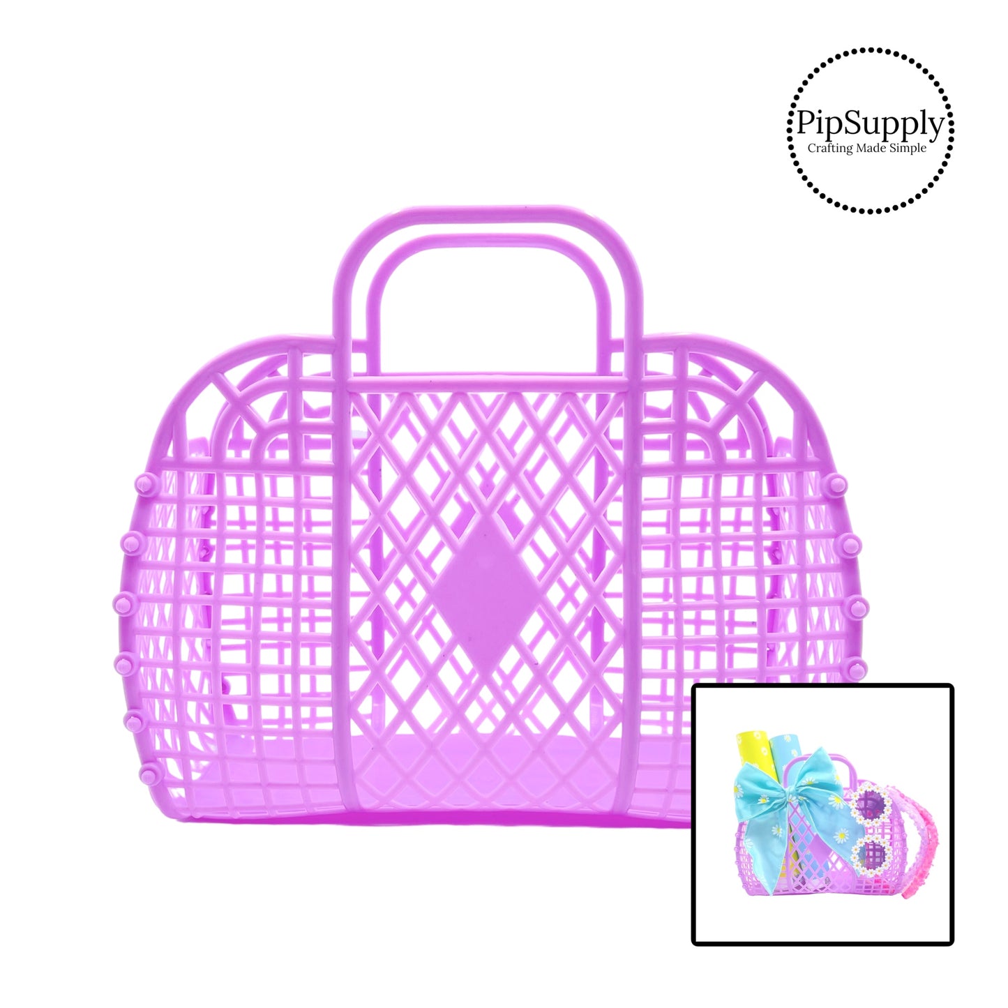  Lilac solid easter jelly bag