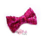 3" Sequin Bow - Pretty in Pink Supply