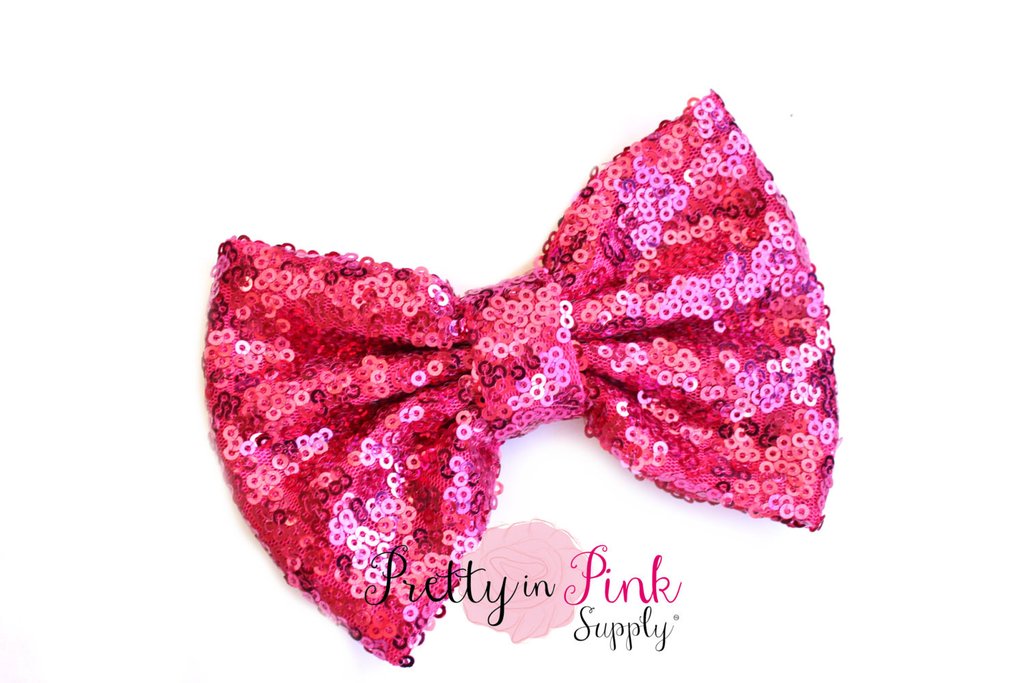 5" X-Large Sequin Bow