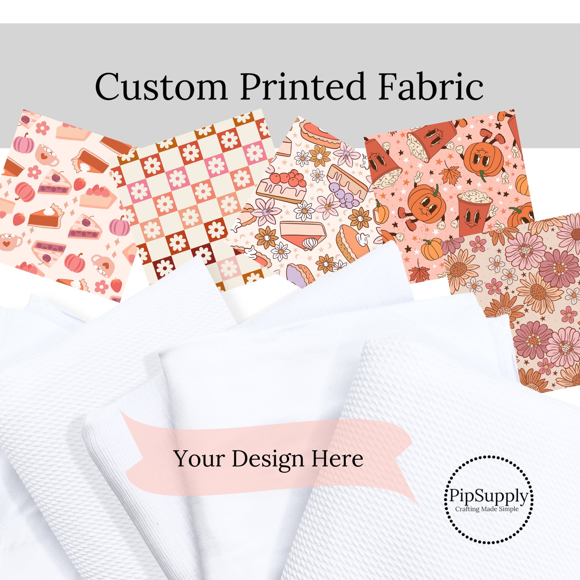 Custom print PUL fabric by the yard - My Dreamtones