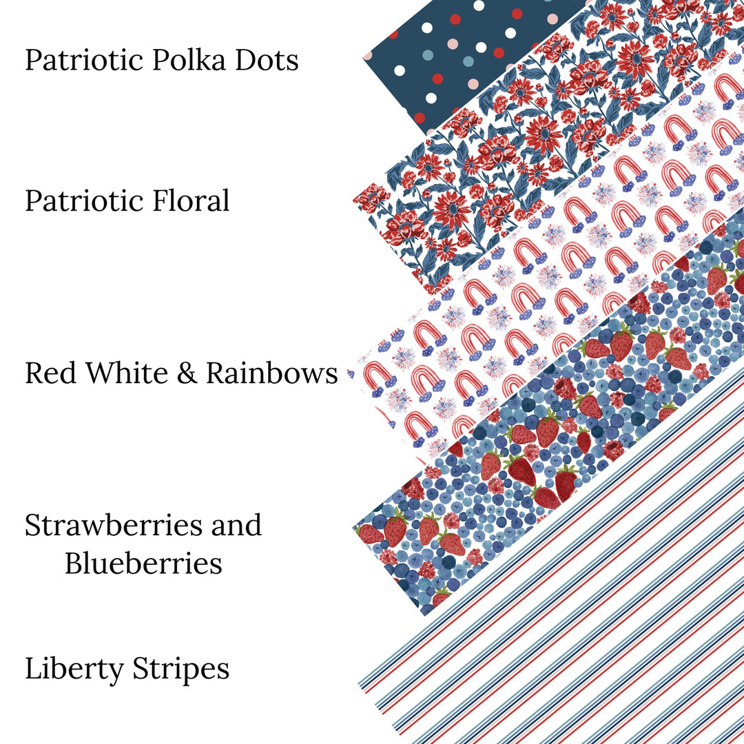 Liberty Stripes Faux Leather Sheets