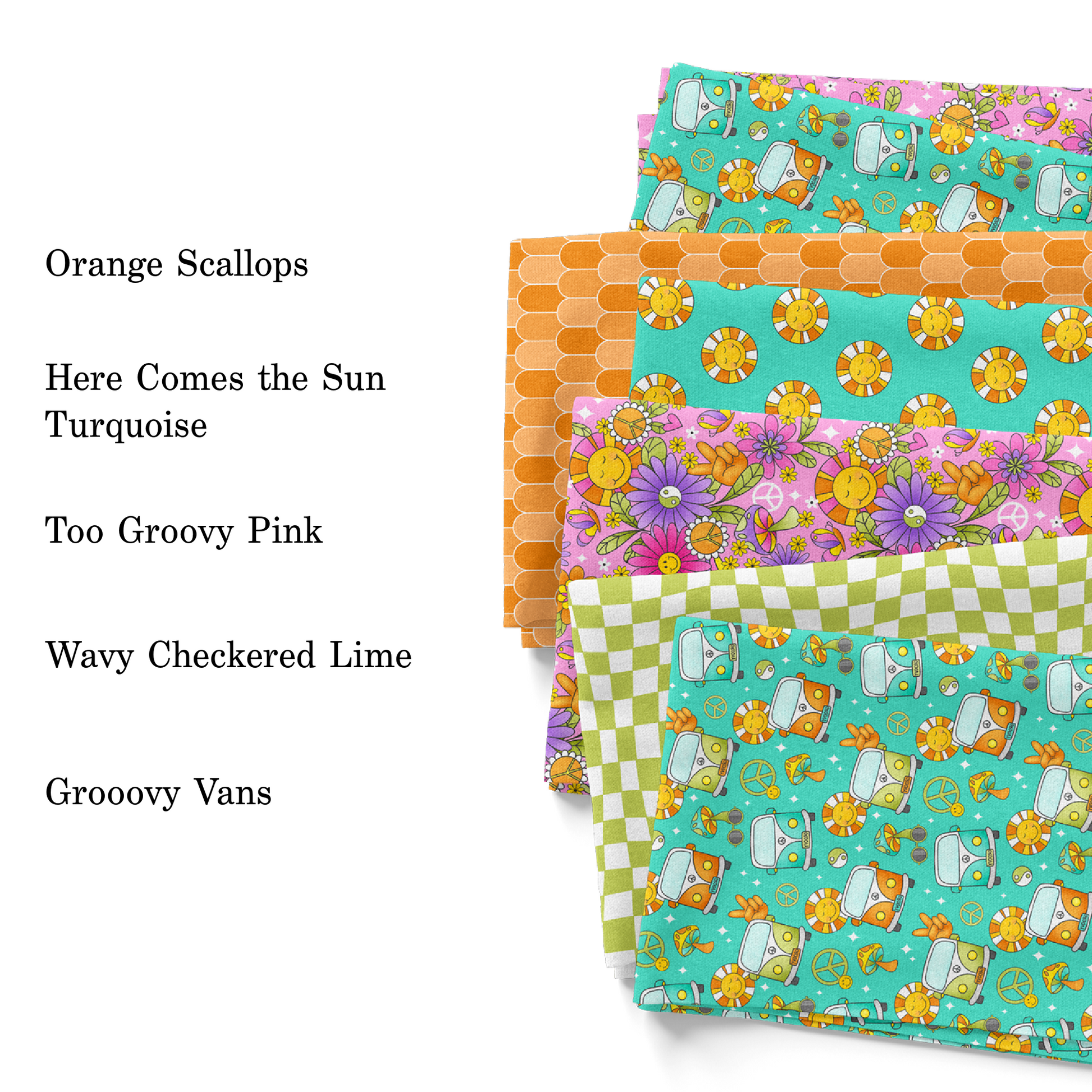 Krystal Winn Groovy Collection Fabric by the Yard 