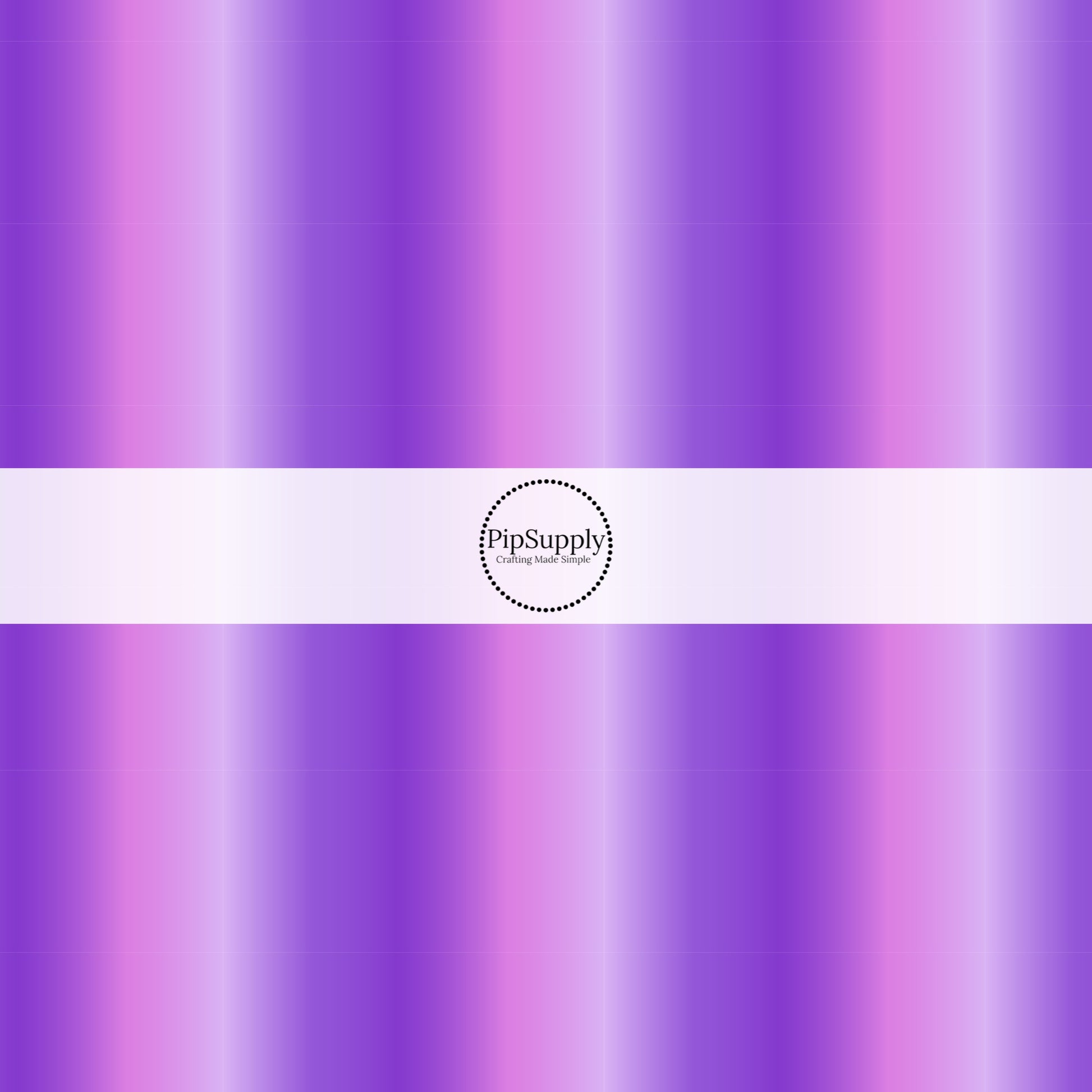 Soft color blend of lavender, light purple, violet, and pink bow strip pattern swatch.