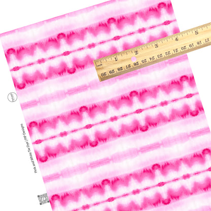 Multi pink and white watercolor faux leather sheets