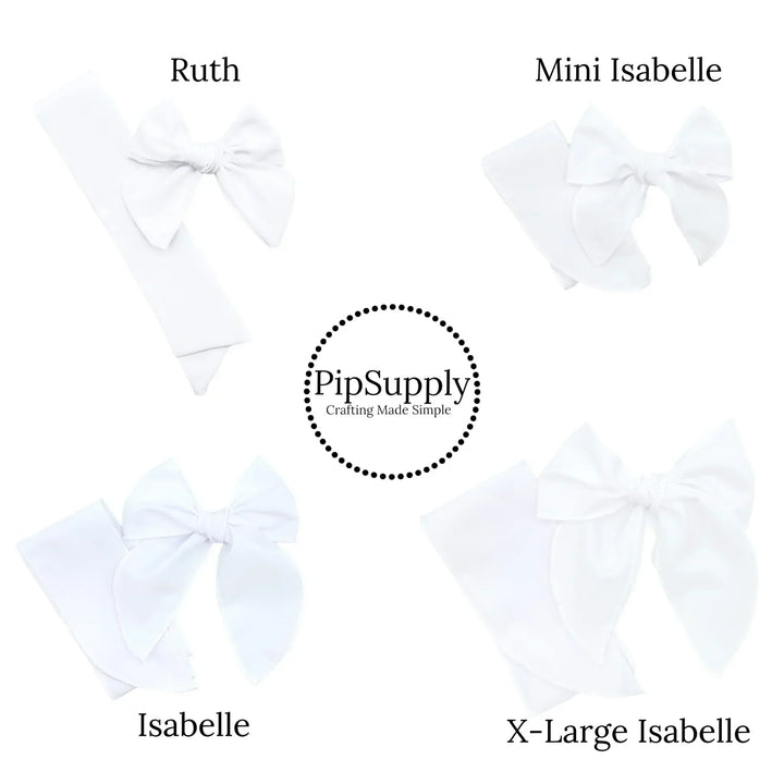 Easter Bunny Light Blue Gingham Bow Strips