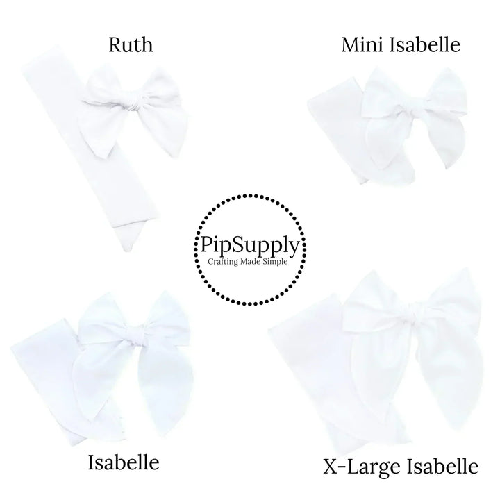 Cursive Ballet Bow Strips