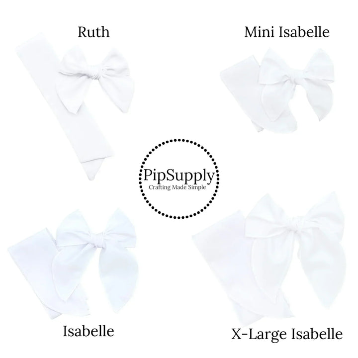 Blush Bunnies Bow Strips