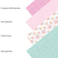 Carnation Pink Speckles Faux Leather Sheets
